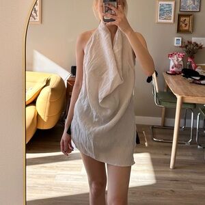 APOZi New Chinese Halterneck Vest Sleeveless Off-the-Shoulder Top